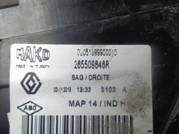 FEU ARRIERE DROIT RENAULT EXTERIEUR - Vue 3